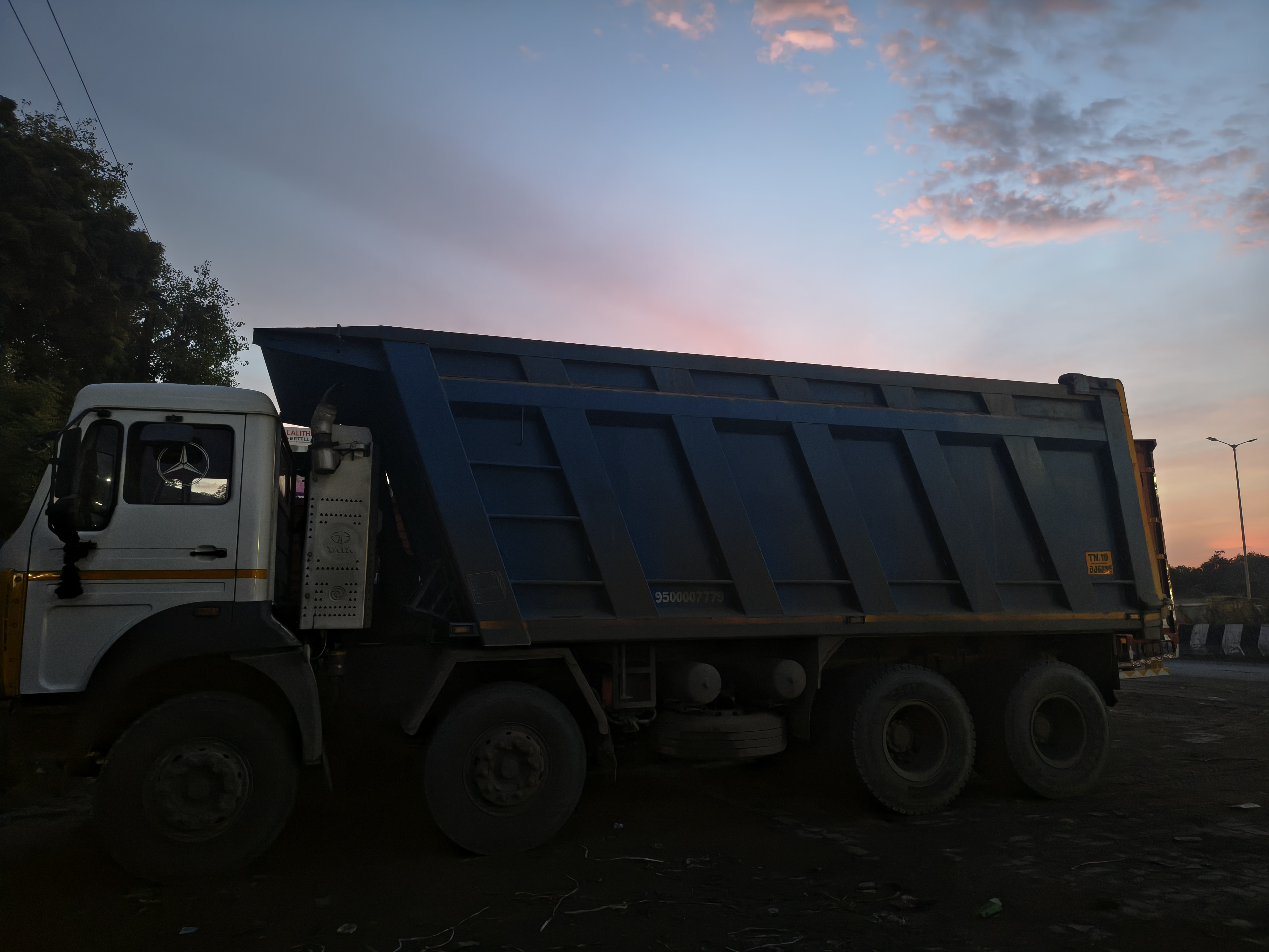 M-sand, P-sand and aggregates stocked for building material supply in Chennai