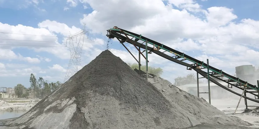 M-sand, P-sand and aggregates stocked for building material supply in Chennai